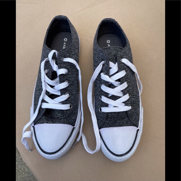 Airwalk Mens Size 8.5 Canvas Skateboard Shoes Gray - Picture 5 of 12